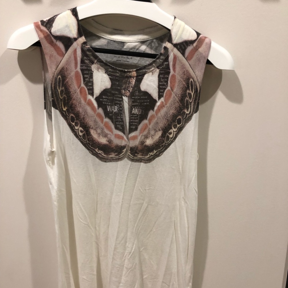 All Saints tank tee shirt.